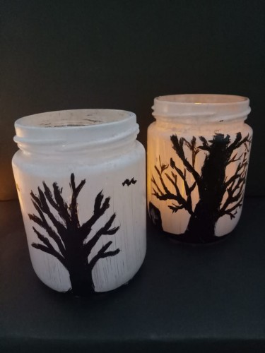 DIY Light Up Halloween Jar